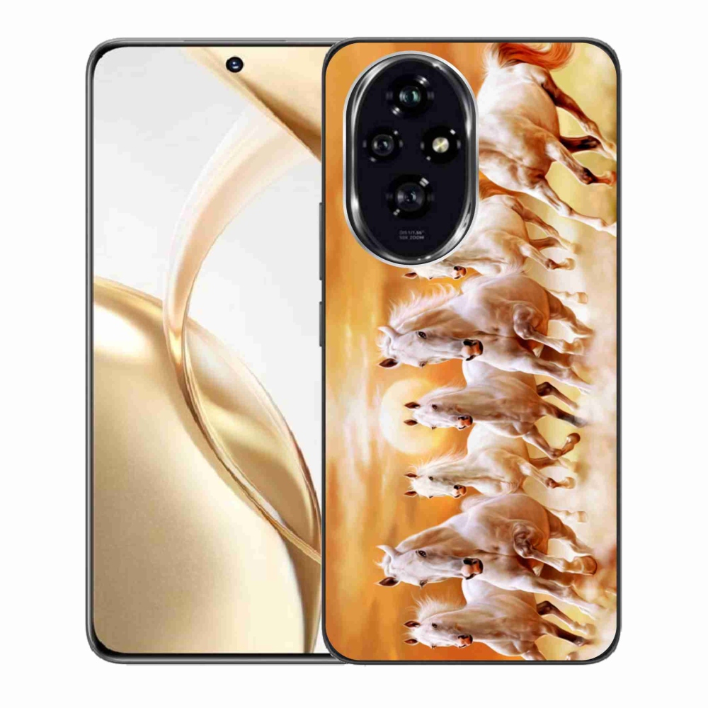 Gelový obal mmCase na Honor 200 5G - koně 2