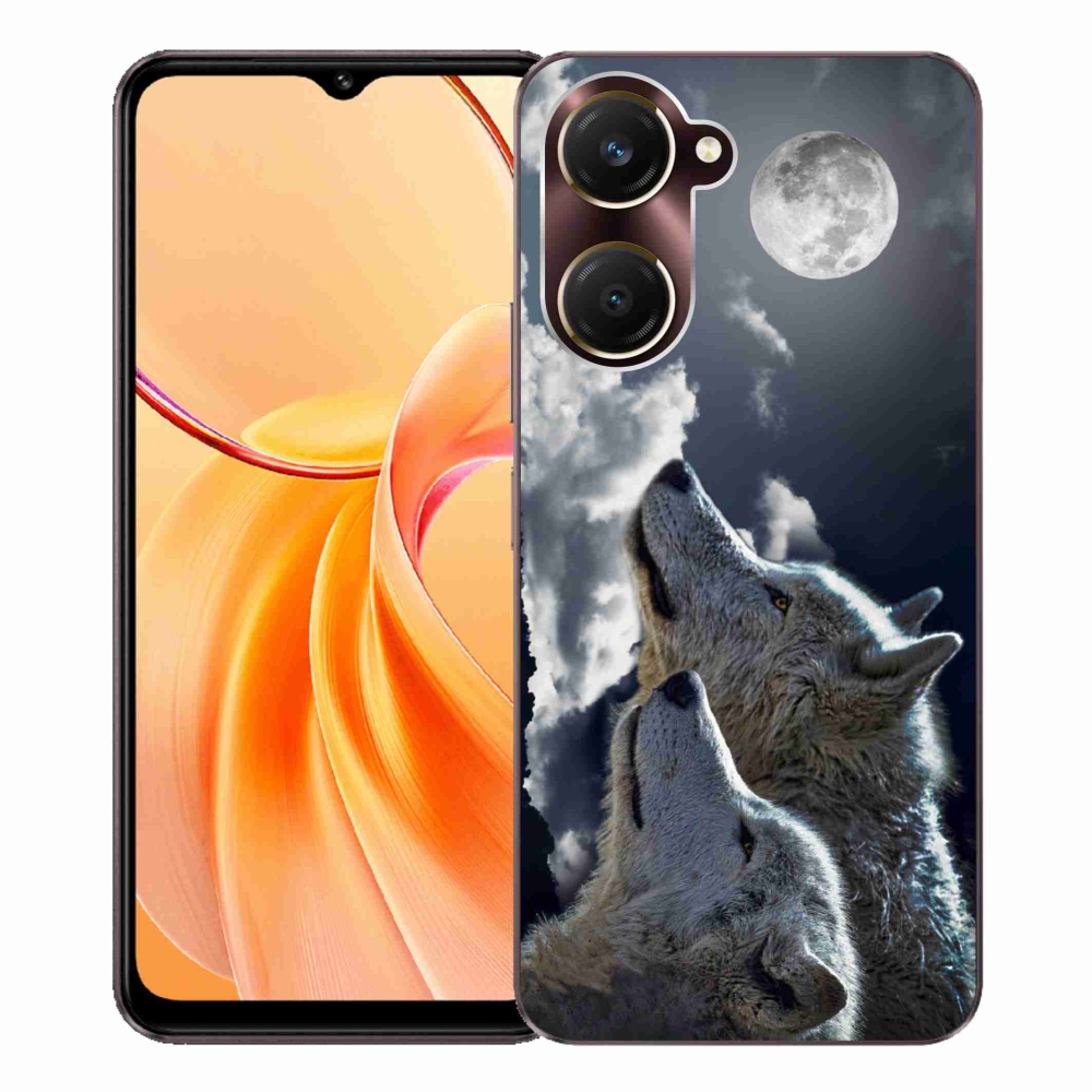 Gelový kryt mmCase na Vivo Y28s 5G - vlci