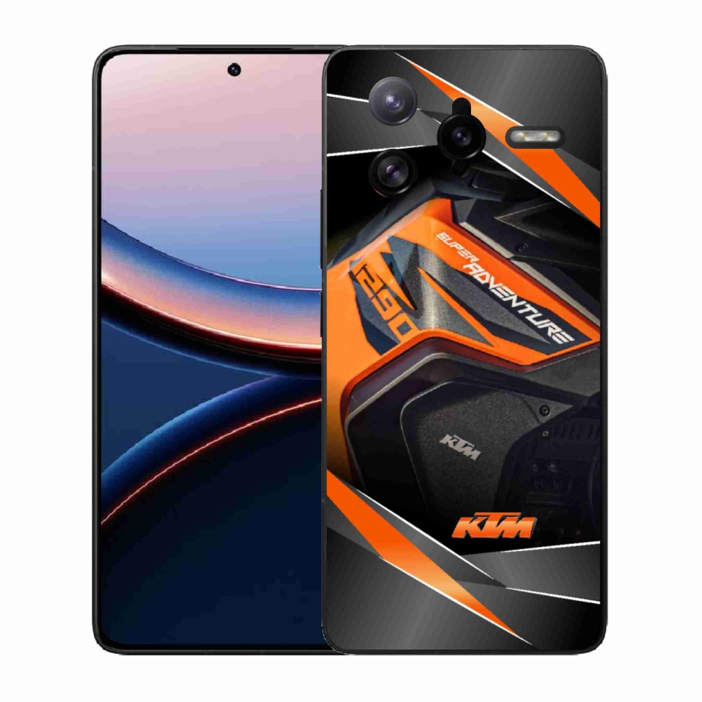 Gelový kryt mmCase na Xiaomi Poco F7 Ultra - motorka ktm
