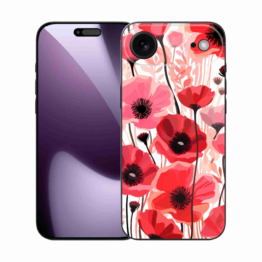 Gelový kryt mmCase na iPhone 17 Air - vlčí mák 1