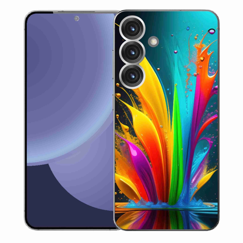 Gelový kryt mmCase na Samsung Galaxy S25+ - abstraktní motiv 1