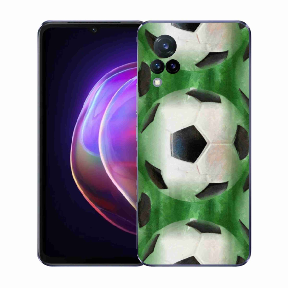 Gelový kryt mmCase na Vivo V21 4G/5G - fotbalový míč