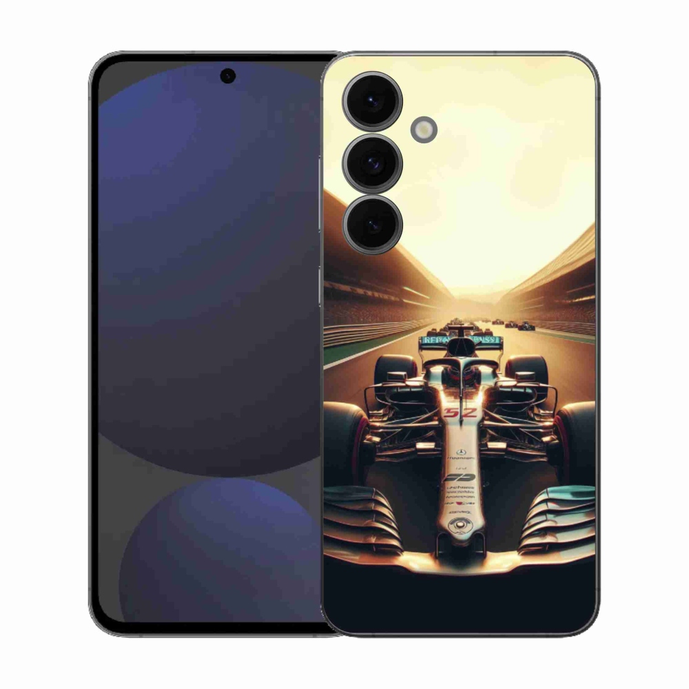 Gelový kryt mmCase na Samsung Galaxy S25 FE - formule 1