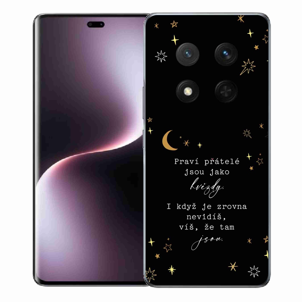 Gelový kryt mmCase na Honor Magic 7 Lite 5G - citát 6 černé pozadí