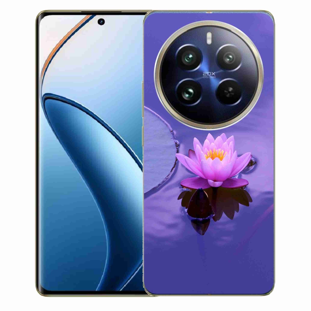 Gelový obal mmCase na Realme 12 Pro 5G/12 Pro+ 5G - květ na hladině