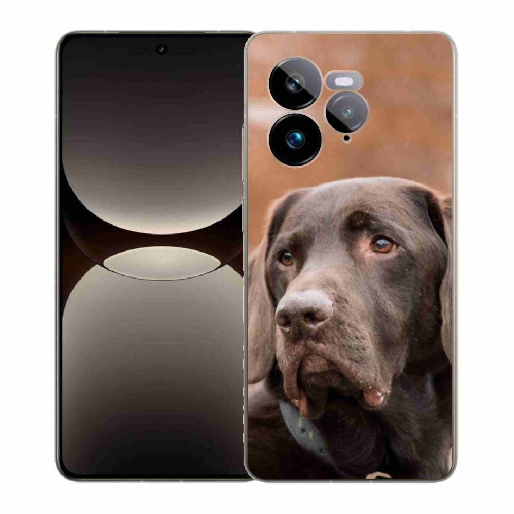 Gelový kryt mmCase na Realme GT 7 Pro 5G - hnědý labrador