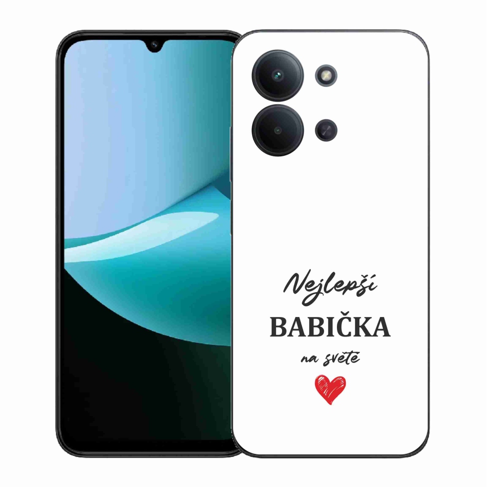 Gelový kryt mmCase na Xiaomi Redmi 15C 4G (171mm)/Poco C85 4G (171mm) - nejlepší babička 1 bílé pozadí