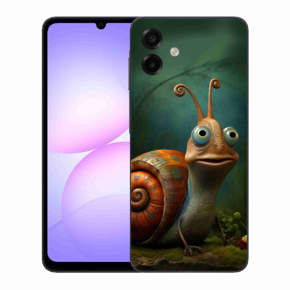 Gelový kryt mmCase na Samsung Galaxy A07 4G - šnek