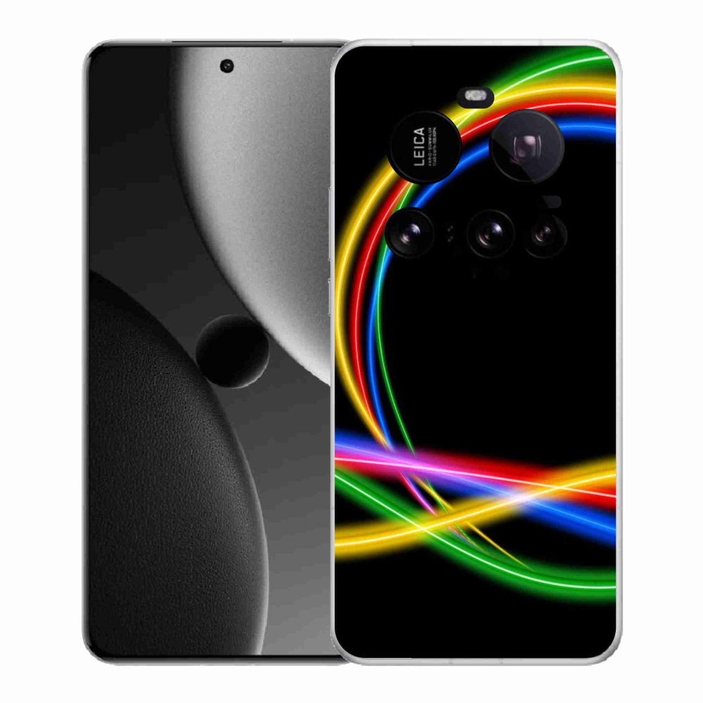 Gelový kryt mmCase na Xiaomi 15 Ultra - neonové kruhy