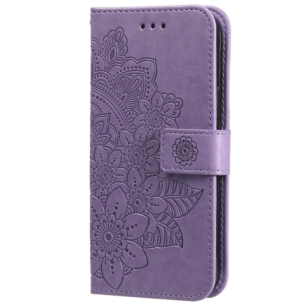Mandala knížkové pouzdro na Xiaomi Redmi Note 13 Pro 5G/Poco X6 5G - fialové