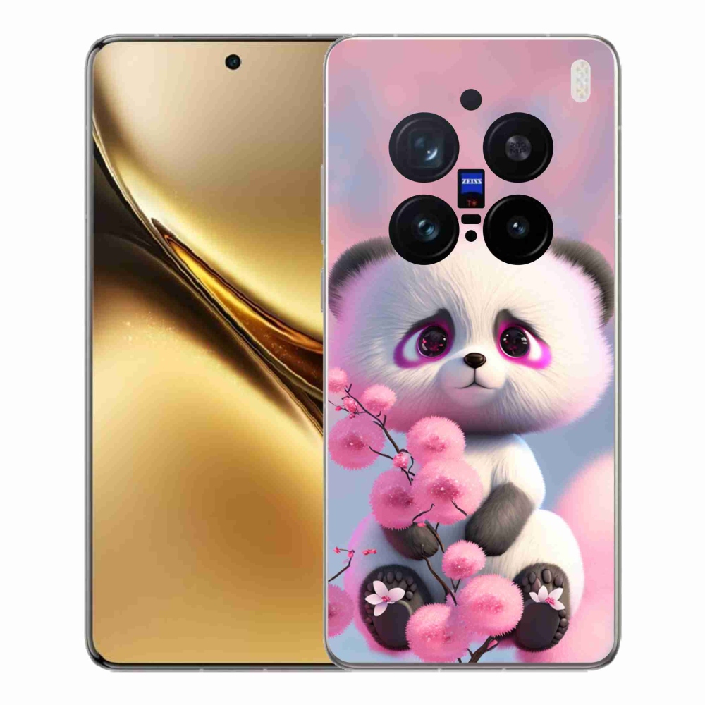 Gelový kryt mmCase na Vivo X200 Pro 5G - roztomilá panda 1