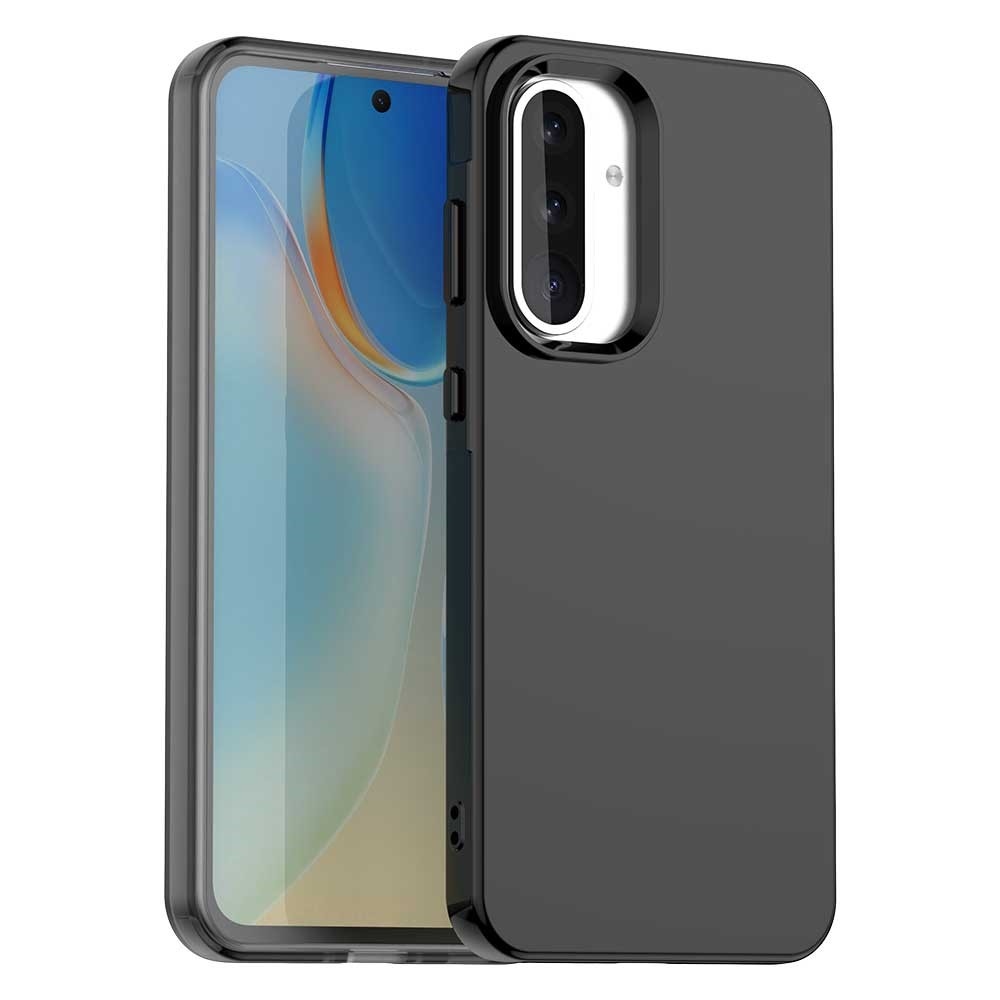 Candy matný gelový obal na Samsung Galaxy A36 5G/A56 5G - černý