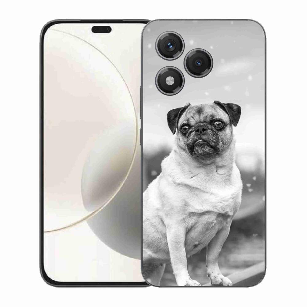 Gelový kryt mmCase na Honor 400 Lite - mops