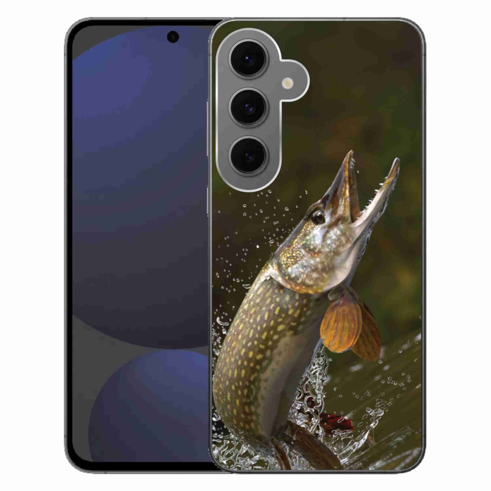 Gelový obal mmCase na Samsung Galaxy S24 FE - štika