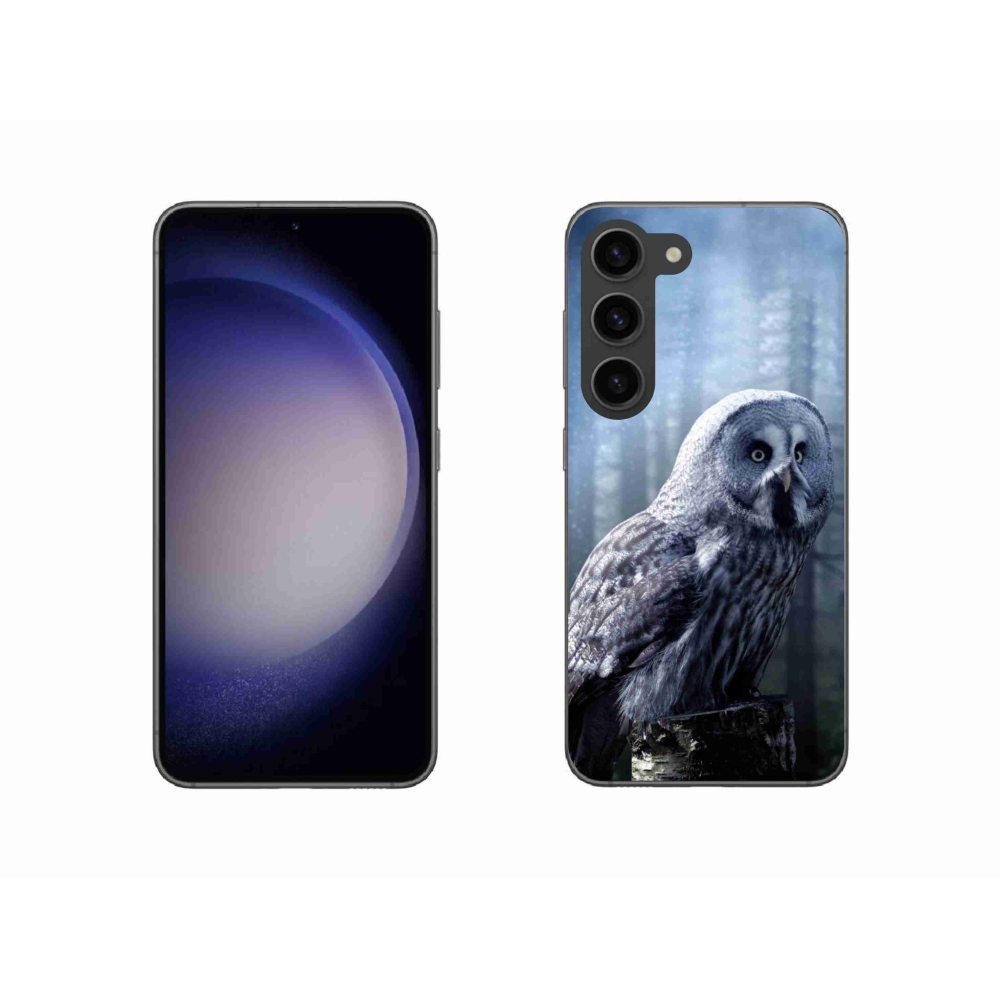Gelový kryt mmCase na Samsung Galaxy S23 5G - sova