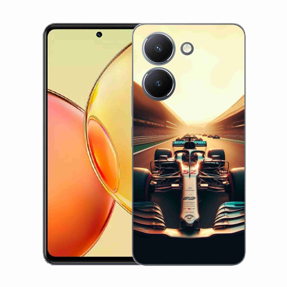Gelový kryt mmCase na Vivo Y36 - formule 1