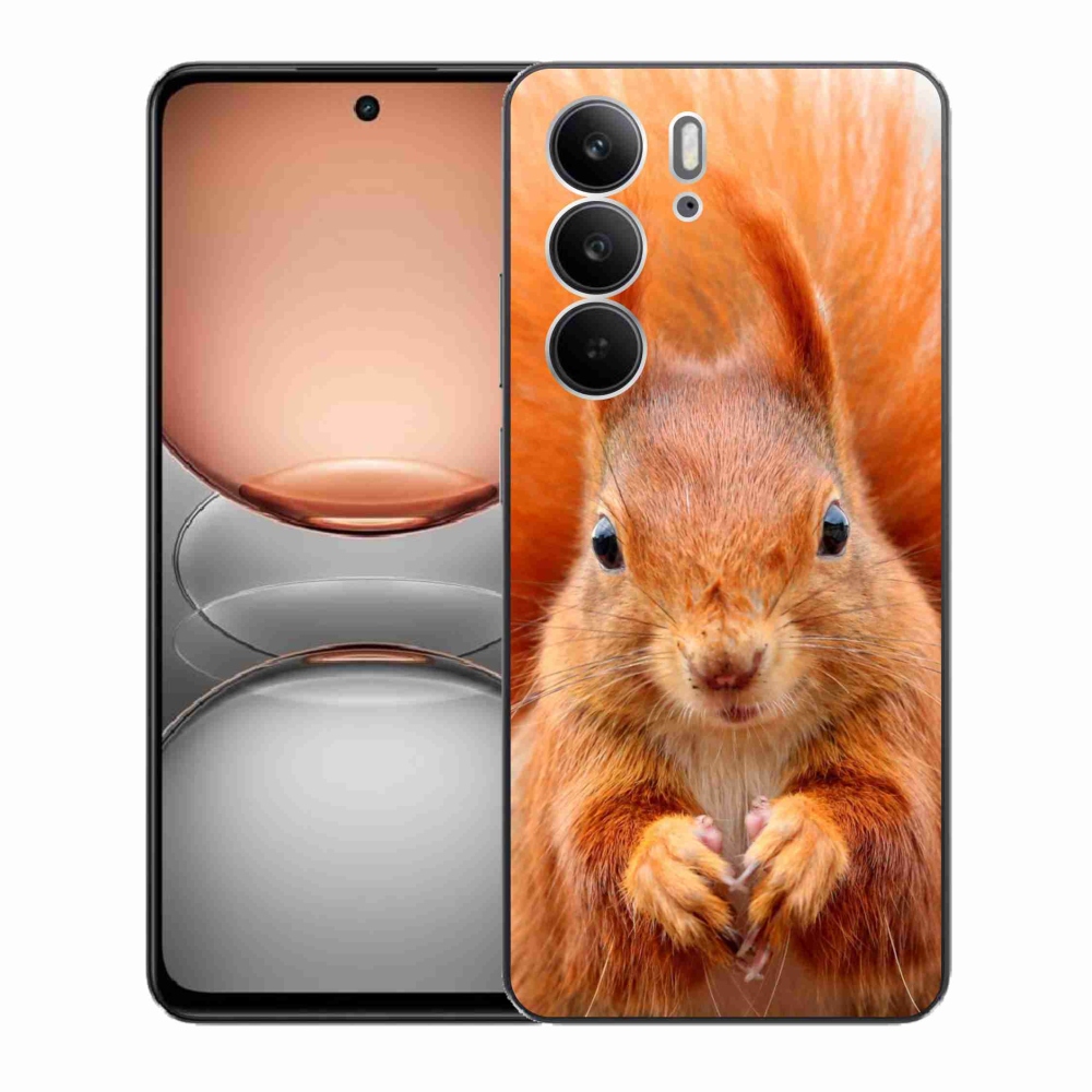 Gelový kryt mmCase na Realme C75 - veverka