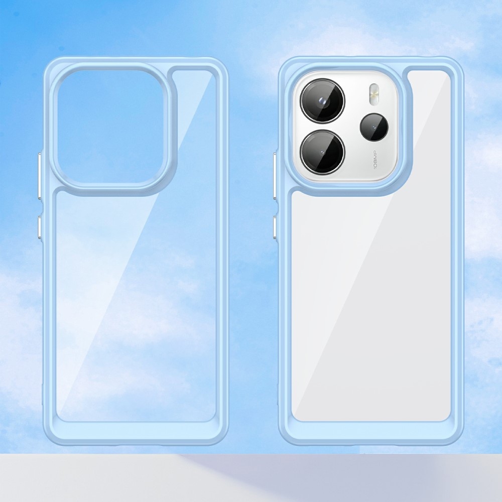 Gelový obal s pevnými zády na Xiaomi Redmi Note 14 - modrý