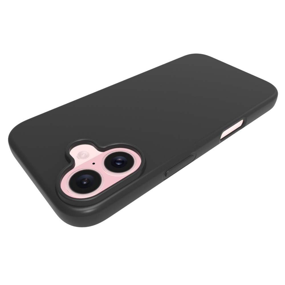 Černý gelový obal na iPhone 16 Plus