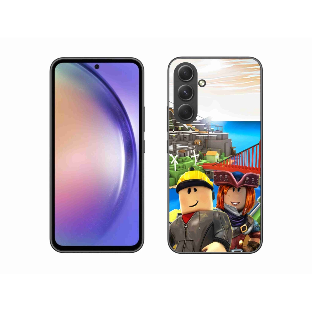 Gelový kryt mmCase na Samsung Galaxy A54 5G - roblox 1
