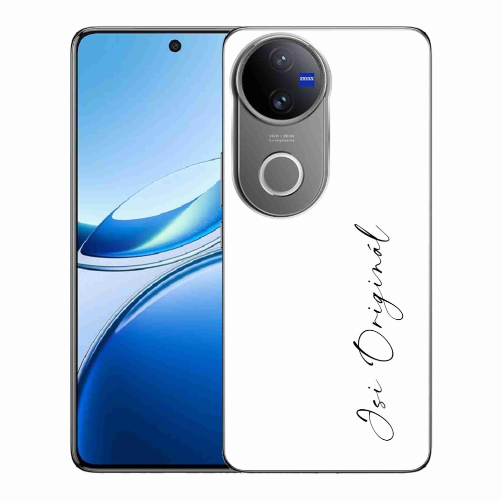 Gelový kryt mmCase na Vivo V50 5G - jsi originál bílé pozadí