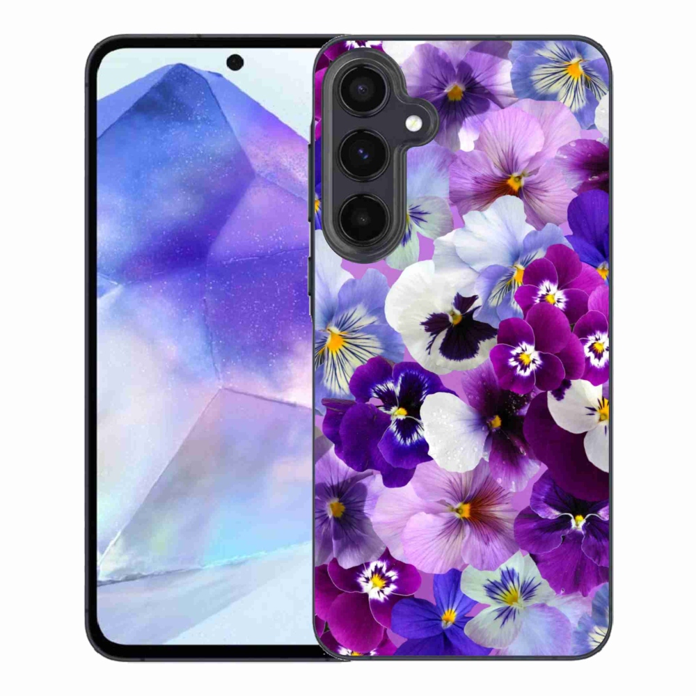 Gelový kryt mmCase na Samsung Galaxy A55 5G - květiny 9