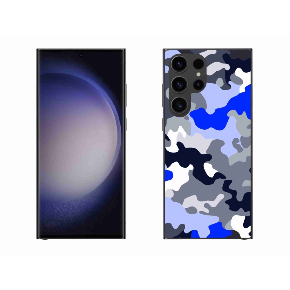 Gelový kryt mmCase na Samsung Galaxy S23 Ultra 5G - maskáčový vzor 8