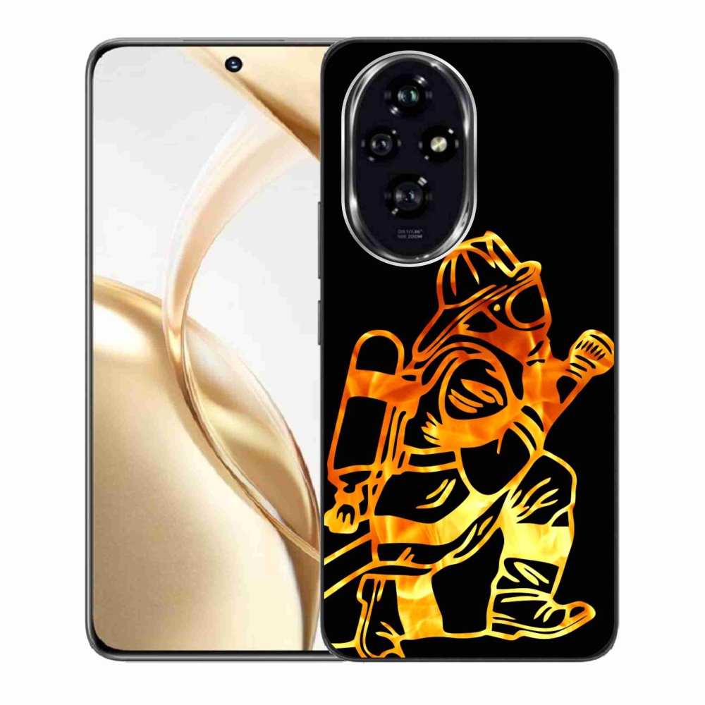Gelový kryt mmCase na Honor 200 5G - hasič 1