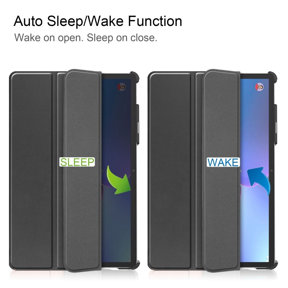 Case chytré zavírací pouzdro na Lenovo Tab P11 Pro (2.Gen) - černé