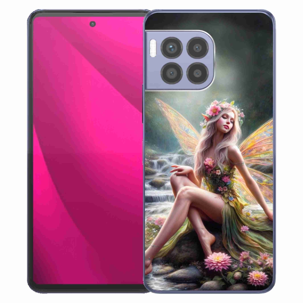 Gelový kryt mmCase na T-Mobile T Phone 2 Pro - motýlí žena 1