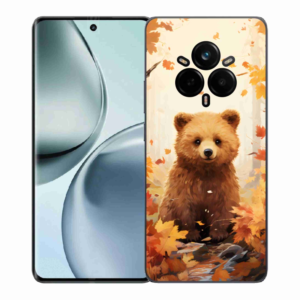 Gelový kryt mmCase na Realme 14 Pro+ 5G - medvěd v lese