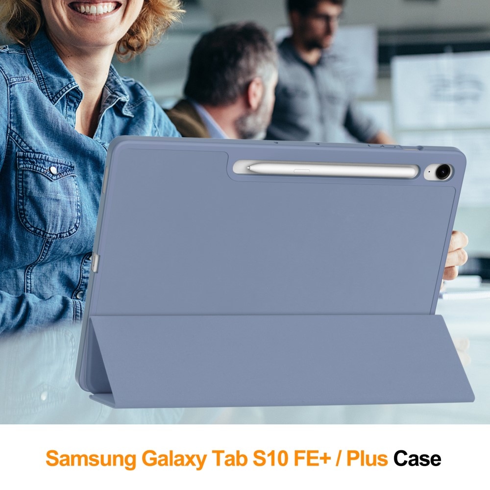 Cases chytré zavírací pouzdro na Samsung Galaxy Tab S10 FE+ - fialové