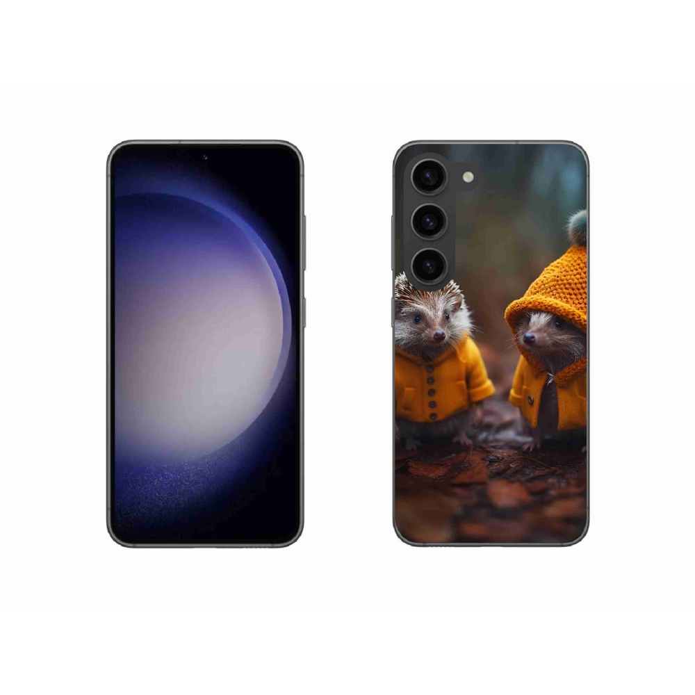 Gelový kryt mmCase na Samsung Galaxy S23 5G - ježci