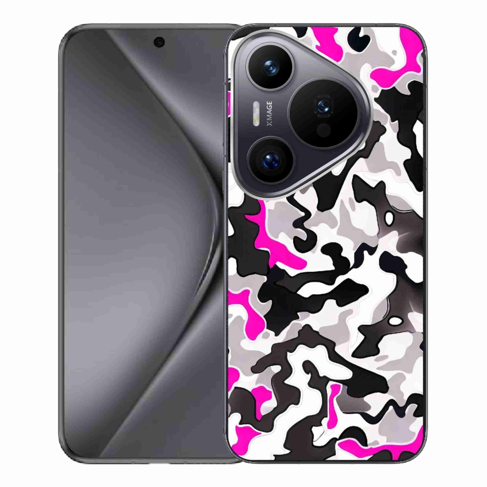 Gelový kryt mmCase na Huawei Pura 70 Pro - maskáčový vzor 6