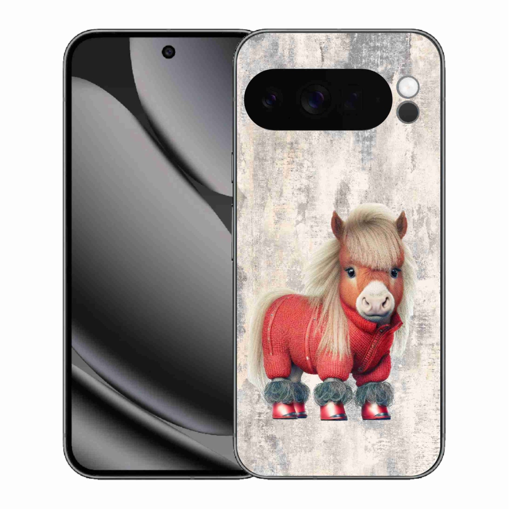Gelový kryt mmCase na Google Pixel 10 Pro XL - poník ve svetru