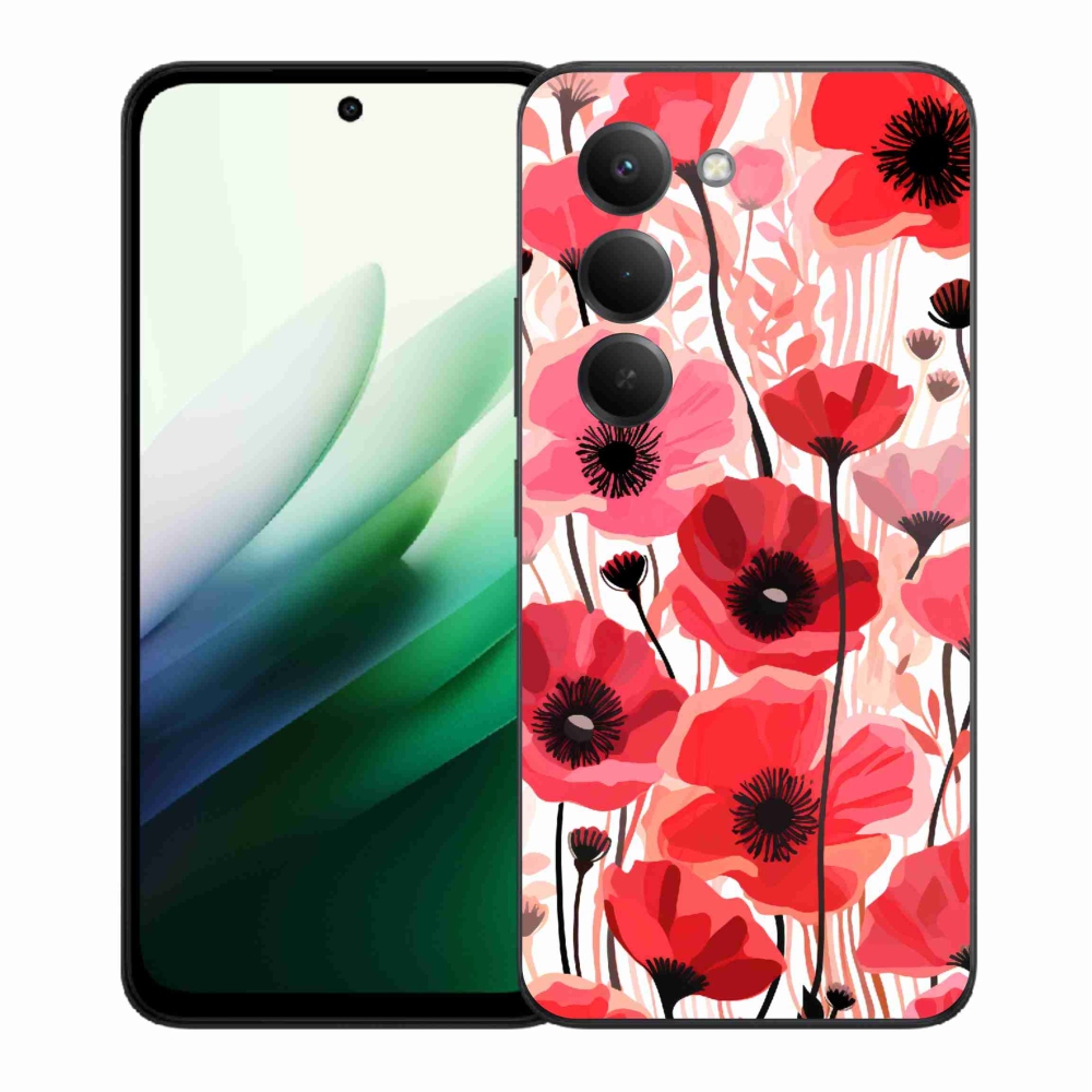 Gelový kryt mmCase na Xiaomi Redmi 15 5G (169mm) - vlčí mák 1