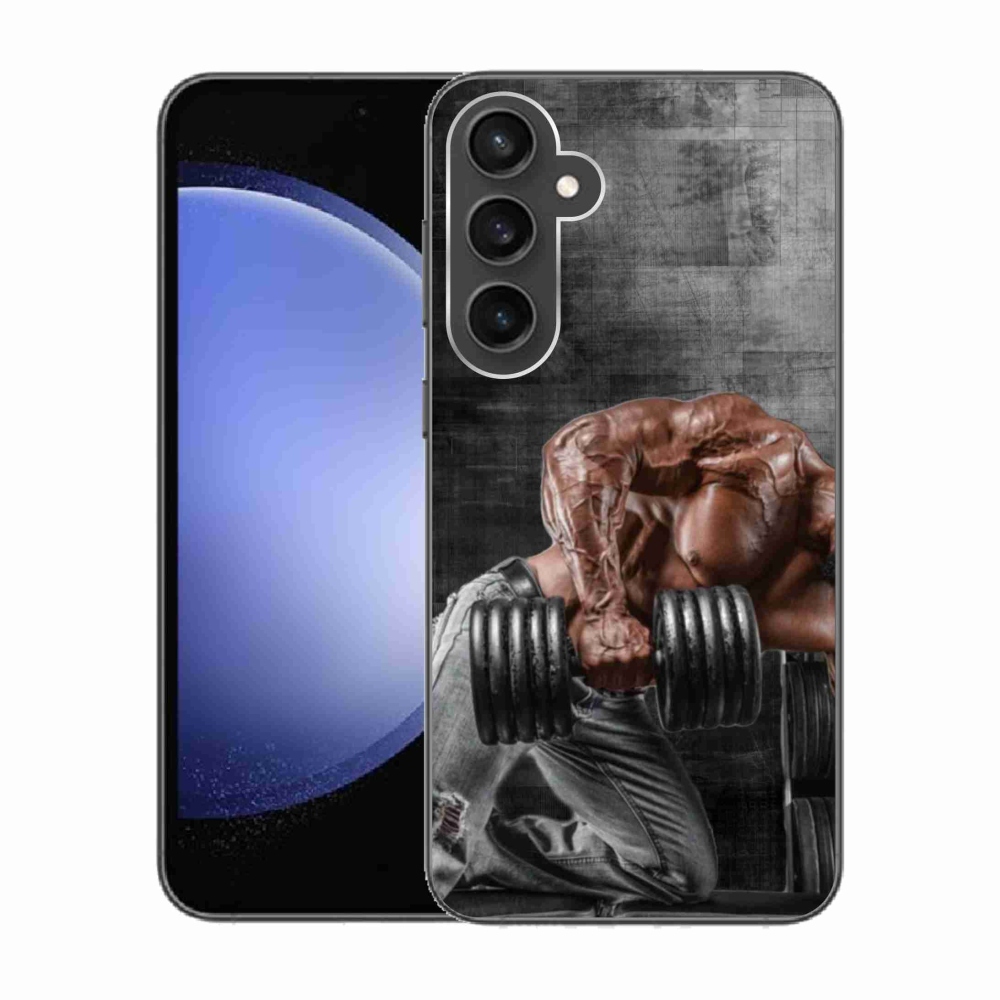 Gelový kryt mmCase na Samsung Galaxy S23 FE - posilování 1
