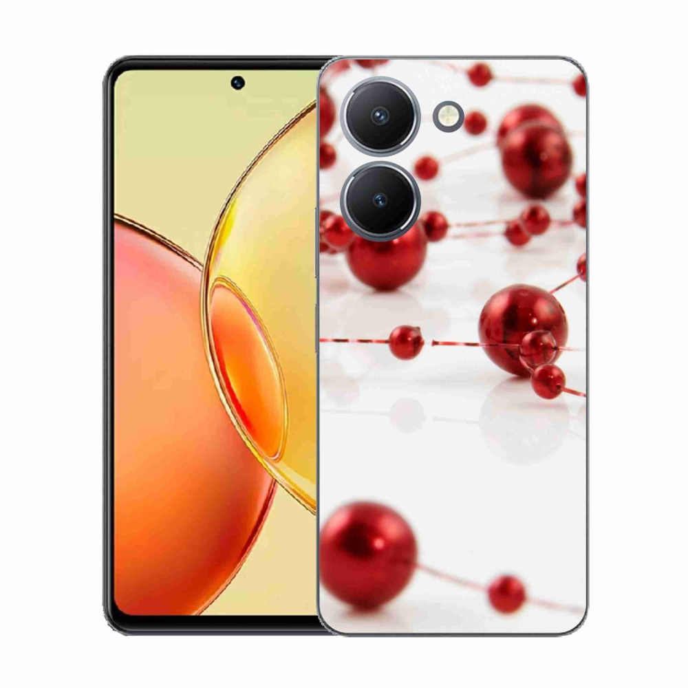 Gelový kryt mmCase na Vivo Y36 - vánoční řetěz