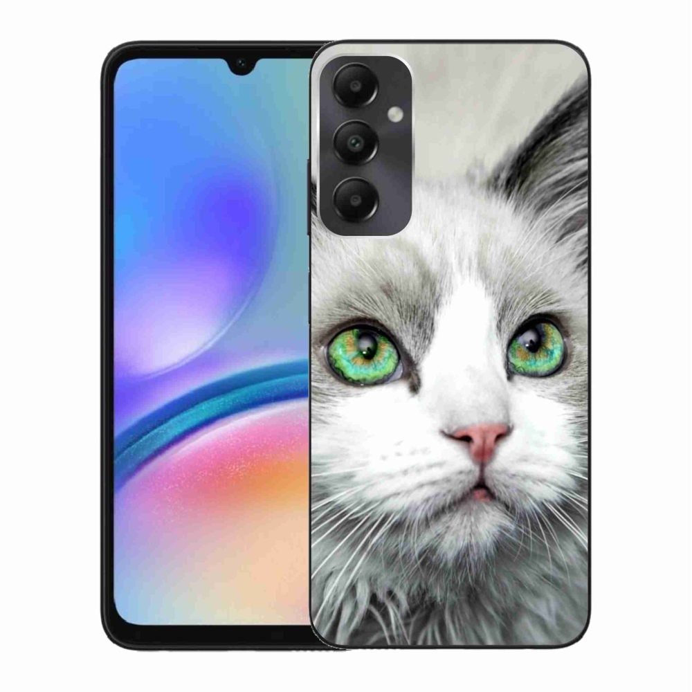 Gelový kryt mmCase na Samsung Galaxy A05s - kočičí pohled