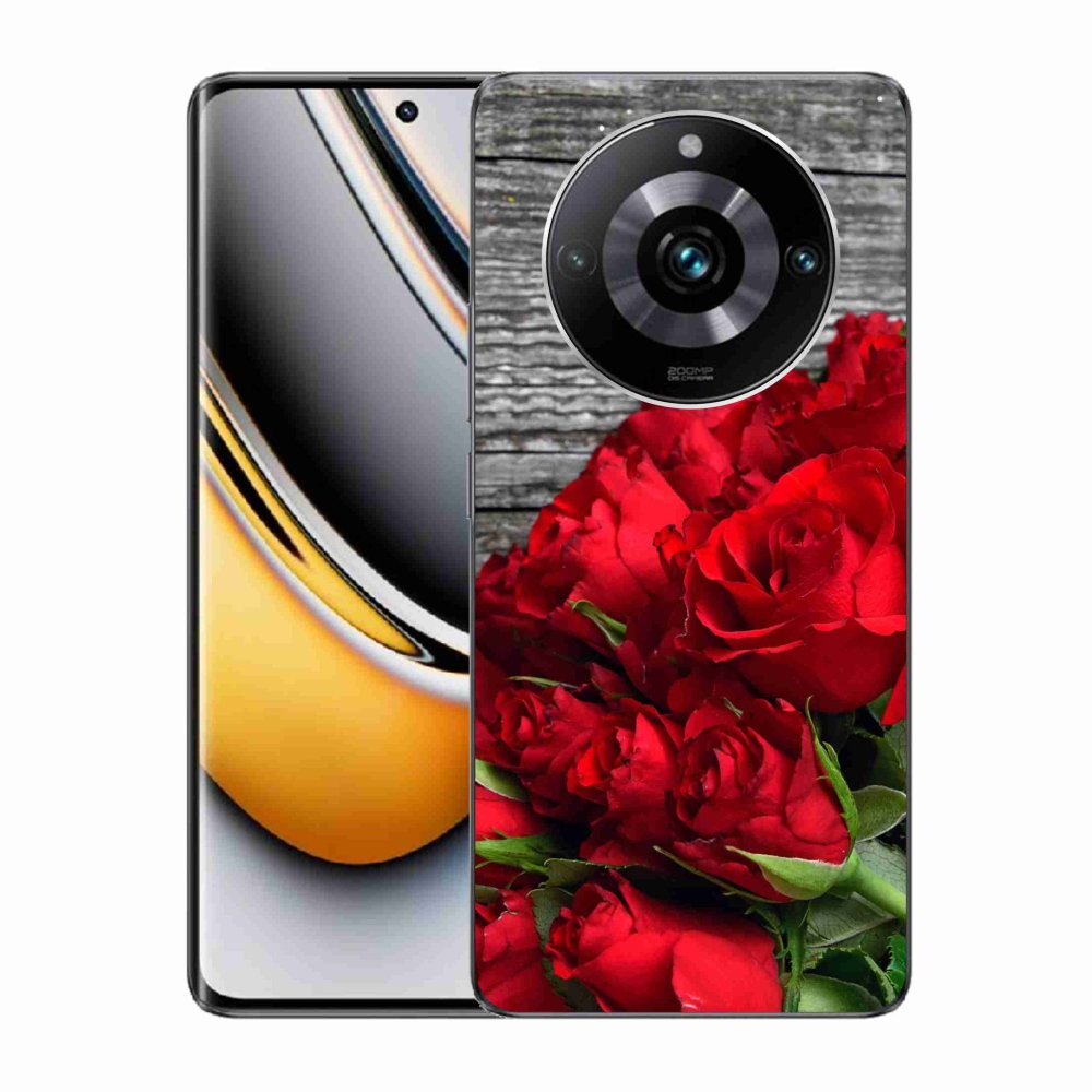 Gelový kryt mmCase na Realme 11 Pro/11 Pro+ - červené růže