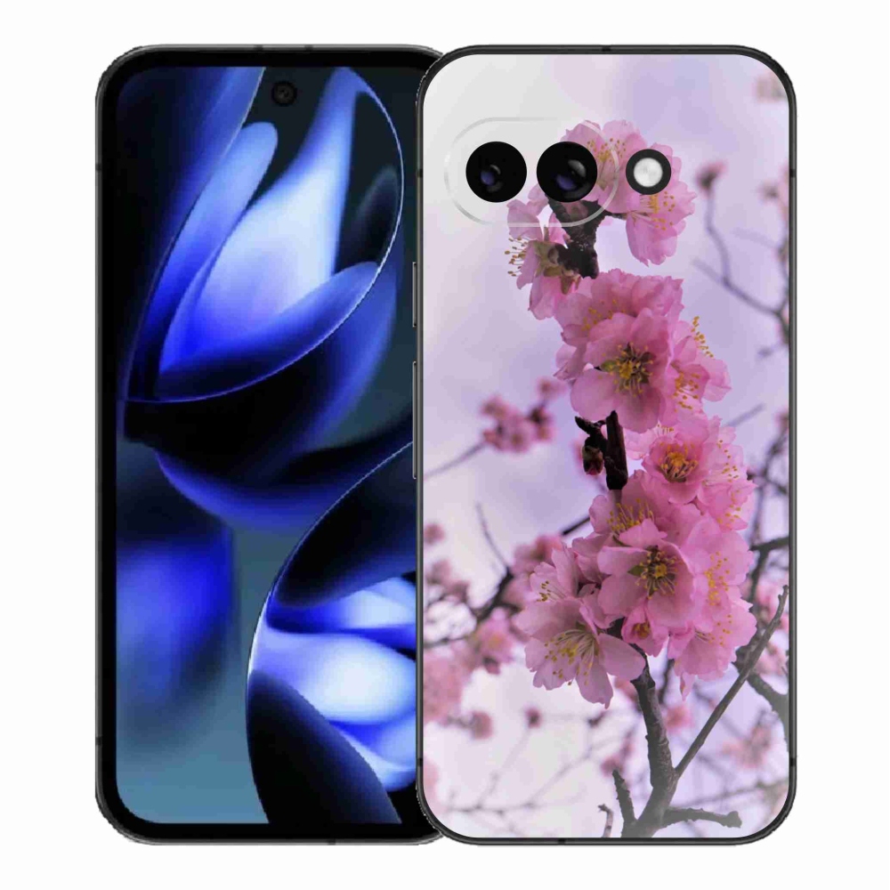 Gelový kryt mmCase na Google Pixel 9a - květiny 7