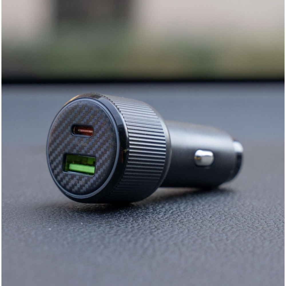 Swissten CL adaptér USB-C PD + USB-A, 63W - černý