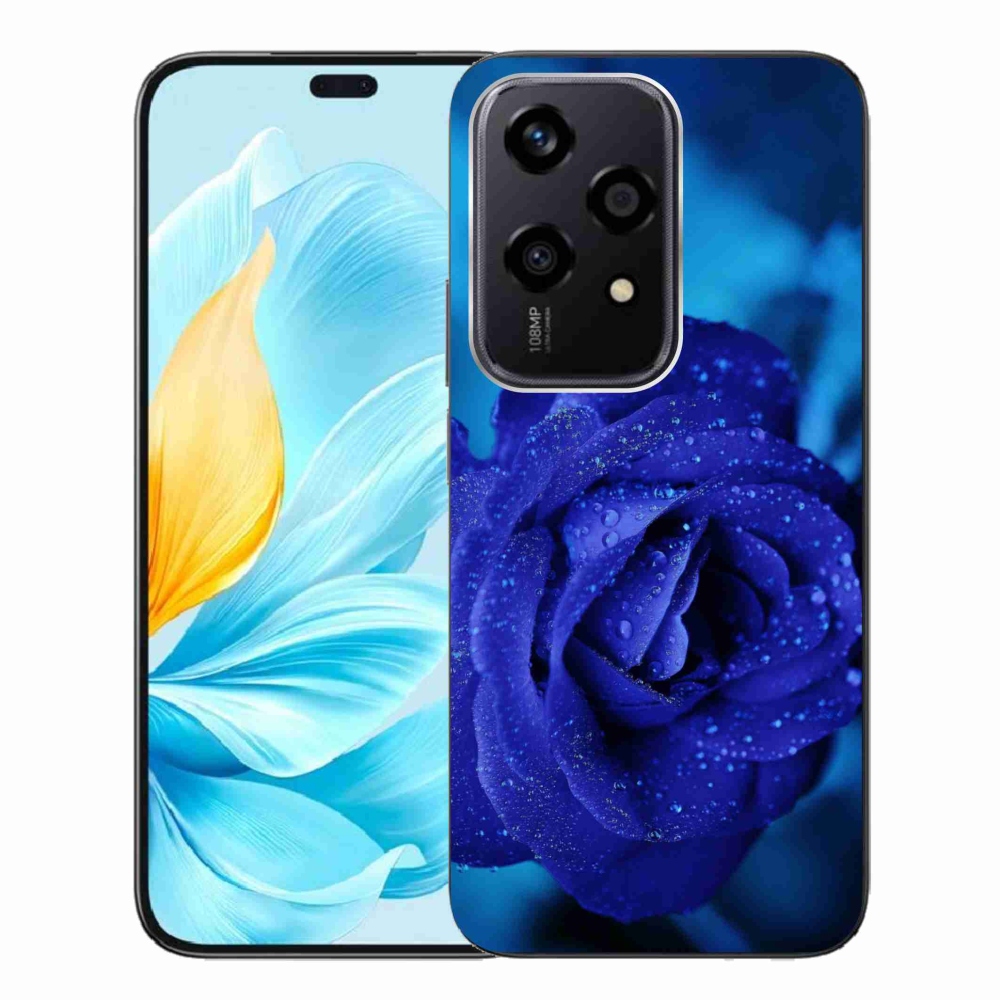 Gelový obal mmCase na Honor 200 Lite 5G - modrá růže