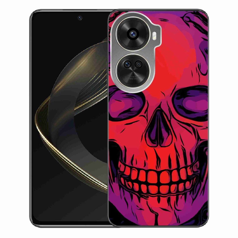 Gelový obal mmCase na Huawei Nova 12 SE - lebka