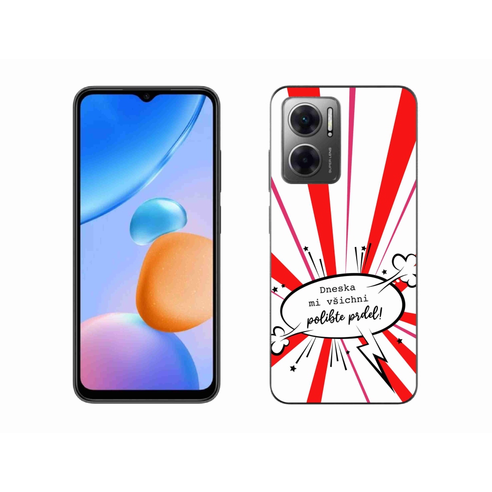 Gelový kryt mmCase na Xiaomi Redmi 10 5G - vtipný text 15 bílé pozadí