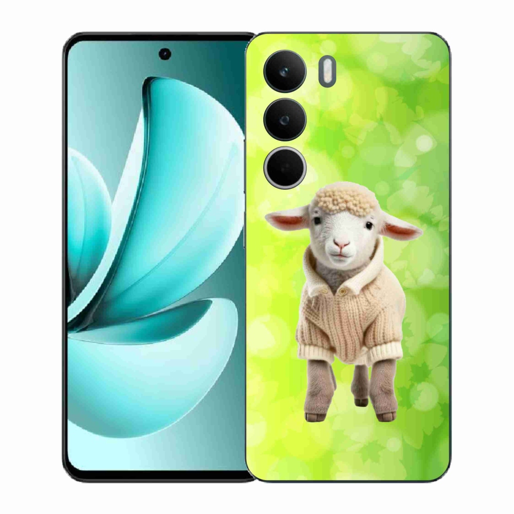 Gelový kryt mmCase na Realme C71 - jehně ve svetru