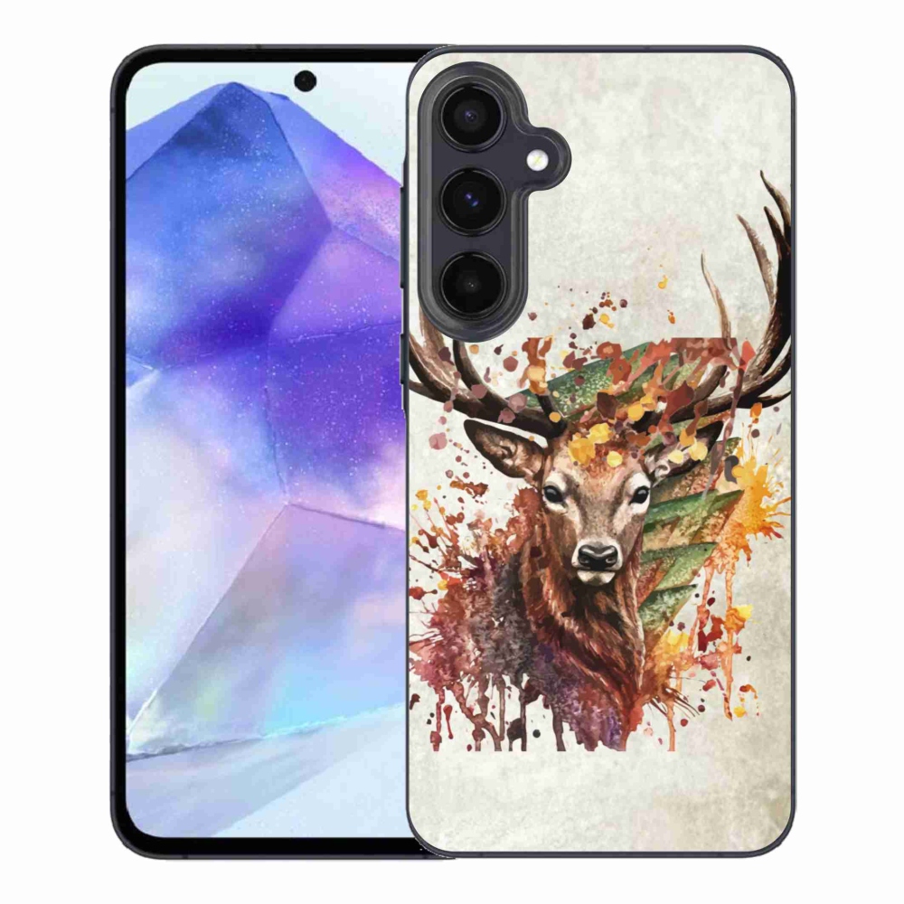 Gelový obal mmCase na Samsung Galaxy A55 5G - jelen 1