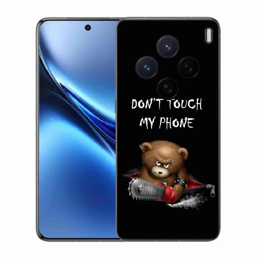 Gelový kryt mmCase na Vivo X200 5G - nesahej na telefon