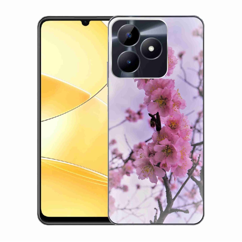 Gelový kryt mmCase na Realme C51/C53 - květiny 7