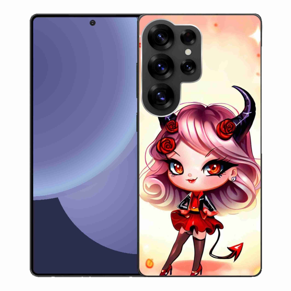 Gelový kryt mmCase na Samsung Galaxy S25 Ultra - kreslená čertice